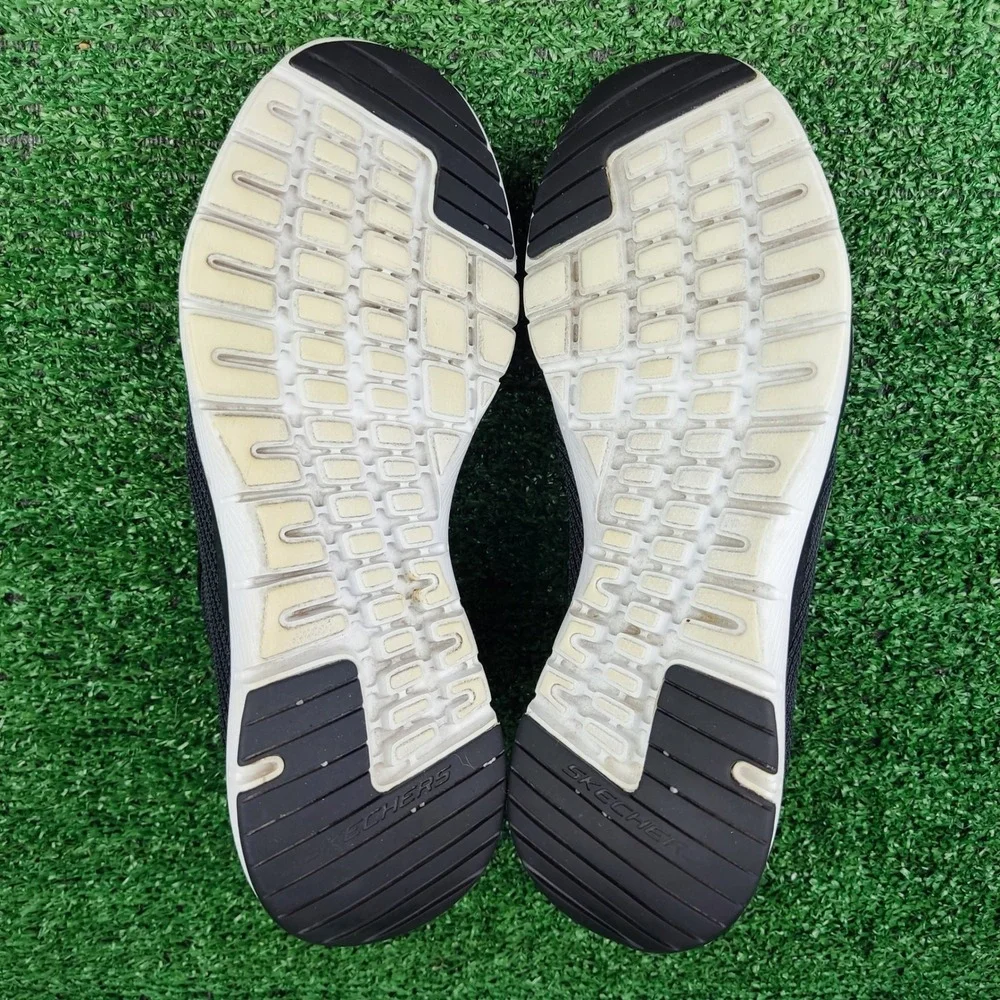 Skechers Sneakers Womens 7 Black Flex Appeal 4.0 Brilliant View Mesh Athletic